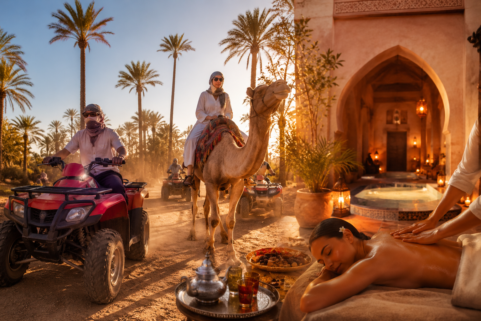 Chameau, quad & SPA