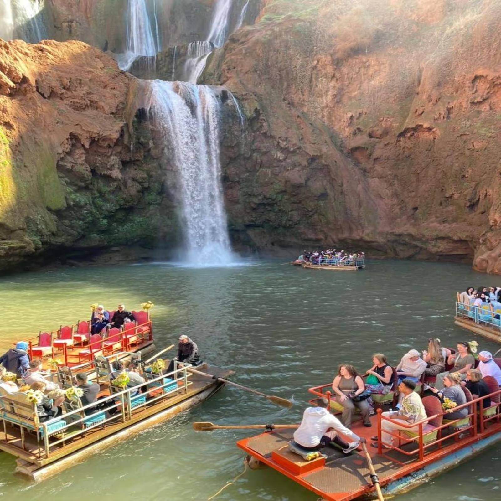 Ouzoud avec tour en bateau